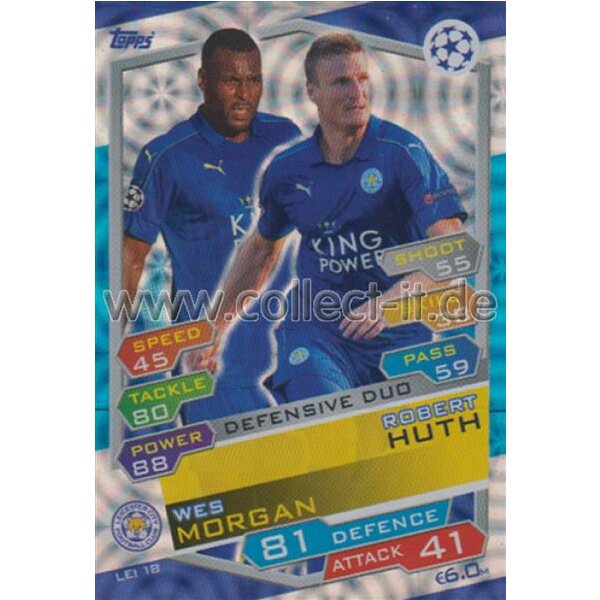 CL1617-LEI-018 - Robert Huth & Wes Morgan - Leicester City FC