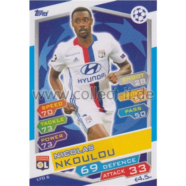 CL1617-LYO-006 - Nicolas Nkoulou - Olympique Lyonnais