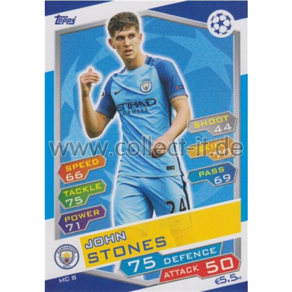 CL1617-MC-008 - John Stones - Manchester City FC