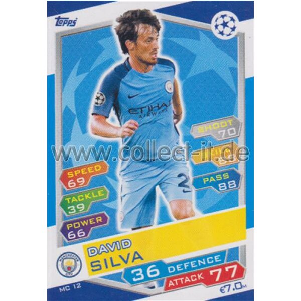 CL1617-MC-012 - David Silva - Manchester City FC