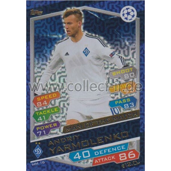 CL1617-MM-016 - Andriy Yarmolenko - Man of the Match