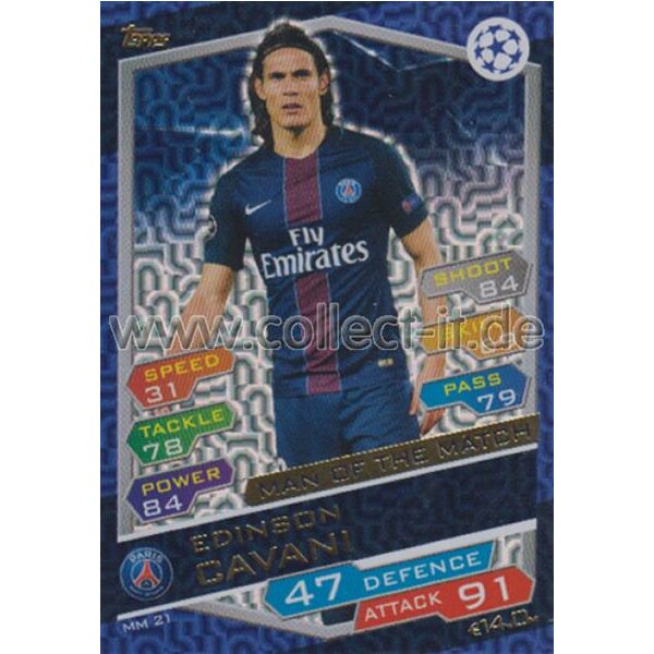 CL1617-MM-021 - Edinson Cavani - Man of the Match