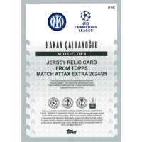 JR-HC - Hakan Calhanoglu - Jersey Relic - Champions...