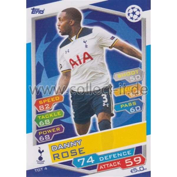 CL1617-TOT-004 - Danny Rose - Tottenham Hotspur