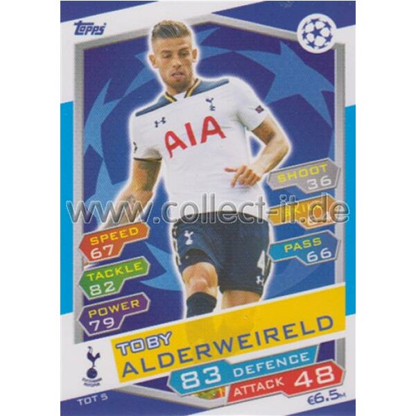 CL1617-TOT-005 - Toby Alderweireld - Tottenham Hotspur