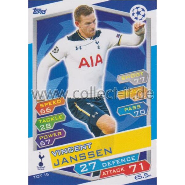 CL1617-TOT-015 - Vincent Janssen - Tottenham Hotspur