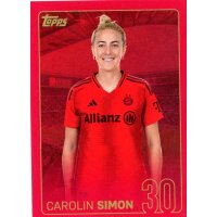 Sticker 214 - Carolin Simon - FC Bayern München -...