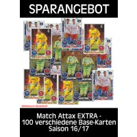 Match Attax EXTRA - 100 verschiedene Base-Karten - Saison...