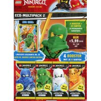 LEGO Ninjago Serie 10 Trading Cards - 1 Multipack #2 (zufällige Auswahl)