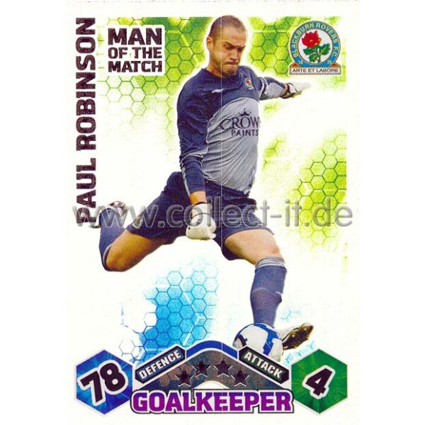 MXP-370 - PAUL ROBINSON - Man of the Match -