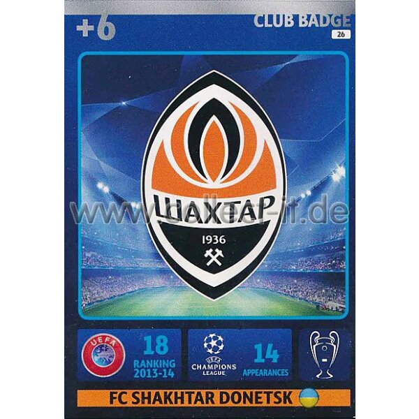 PAD-1415-026 - Shakhtar Donetsk - Team-Logo