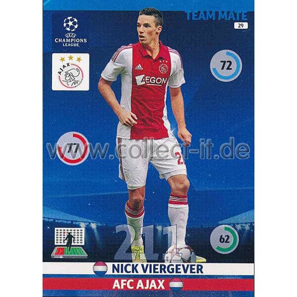 PAD-1415-029 - Nick Viergever - Base Card