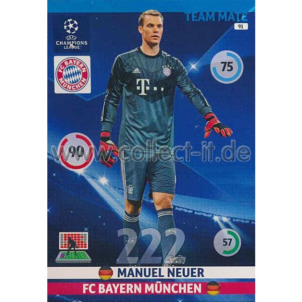 PAD-1415-091 - Manuel Neuer - Base Card