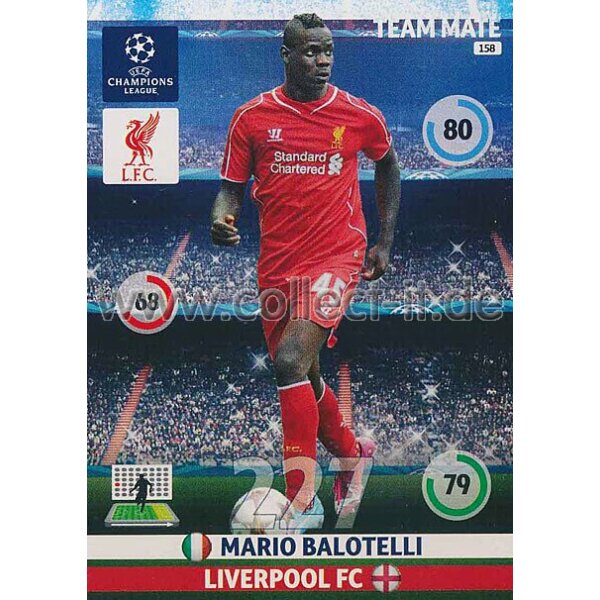 PAD-1415-158 - Mario Balotelli - Base Card