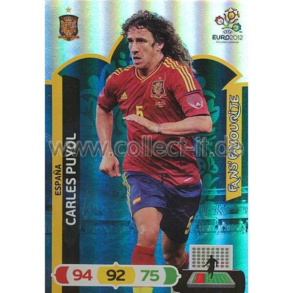 PAD-EM12-251 - Carles Puyol - FANS FAVOURITE