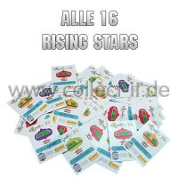 Panini EM 2012 Adrenalyn XL - Spar 11 - ALLE 16 Rising Stars