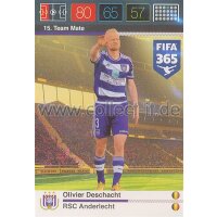 Fifa 365 Cards 2016 015 Olivier Deschacht - Base Karte