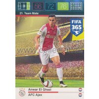 Fifa 365 Cards 2016 021 Anwar El Ghazi - Base Karte