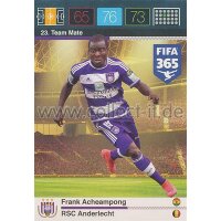 Fifa 365 Cards 2016 023 Frank Acheampong - Base Karte