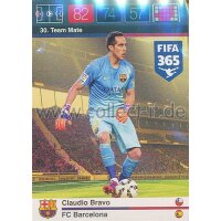 Fifa 365 Cards 2016 030 Claudio Bravo - Base Karte