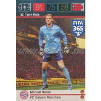 Fifa 365 Cards 2016 032 Manuel Neuer - Base Karte