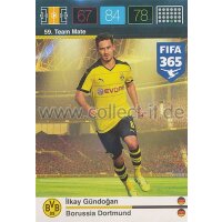 Fifa 365 Cards 2016 059 Ilkay Gündogan - Base Karte