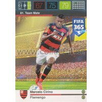 Fifa 365 Cards 2016 081 Marcelo Cirino - Base Karte