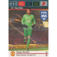 Fifa 365 Cards 2016 101 Sergio Romero - Base Karte