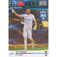 Fifa 365 Cards 2016 143 Yuri Lodygin - Base Karte