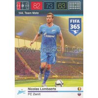 Fifa 365 Cards 2016 144 Nicolas Lombaerts - Base Karte