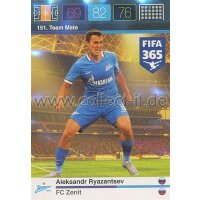 Fifa 365 Cards 2016 151 Aleksandr Ryazantsev - Base Karte