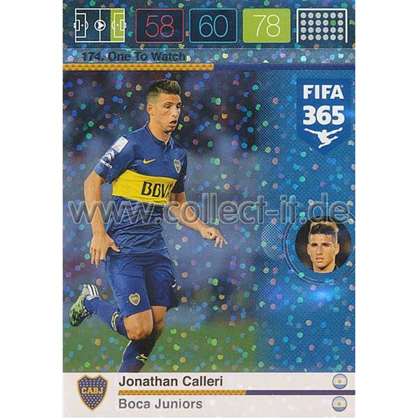 Fifa 365 Cards 2016 174 Jonathan Calleri - One to Watch