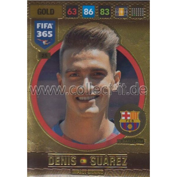 Fifa 365 Cards 2017 - 025 - Denis Suarez - Impact Signings - FC Barcelona