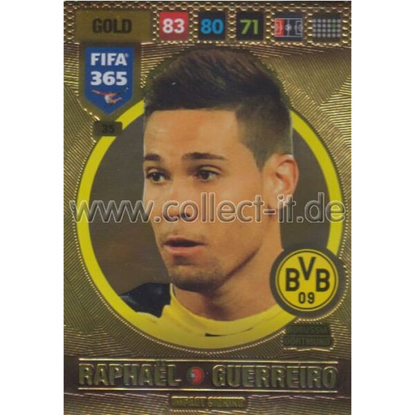 Fifa 365 Cards 2017 - 035 - Raphael Guerreiro - Impact Signings - Borussia Dortmund