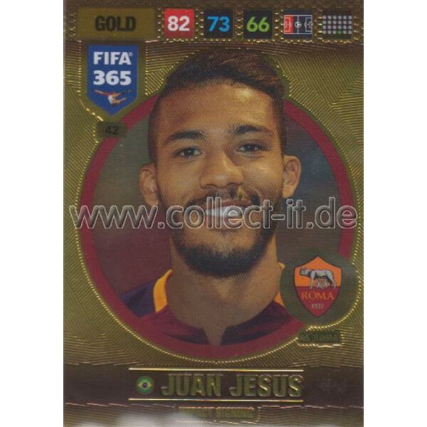 Fifa 365 Cards 2017 - 042 - Juan Jesus - Impact Signings - AS Roma