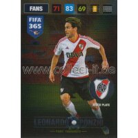 Fifa 365 Cards 2017 - 048 - Leonardo Ponzio - Fans...