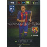 Fifa 365 Cards 2017 - 056 - Neymar Jr. - Fans Favourites...