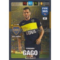 Fifa 365 Cards 2017 - 087 - Fernando Gago - Team Mates -...