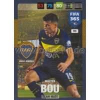 Fifa 365 Cards 2017 - 090 - Walter Bou - Team Mates -...