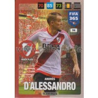 Fifa 365 Cards 2017 - 094 - Andres D Alessandro - Team...