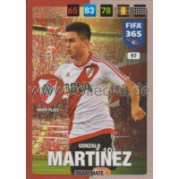 Fifa 365 Cards 2017 - 097 - Gonzalo Martinez - Team Mates...