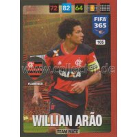 Fifa 365 Cards 2017 - 105 - Willian Arao - Team Mates -...