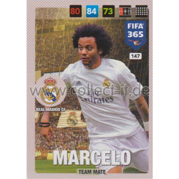 Fifa 365 Cards 2017 - 147 - Marcelo - Team Mates - Real Madrid CF