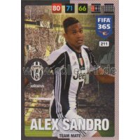 Fifa 365 Cards 2017 - 211 - Alex Sandro - Team Mates -...