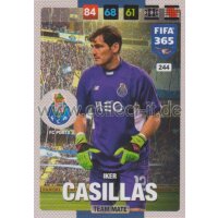 Fifa 365 Cards 2017 - 244 - Iker Casillas - Team Mates -...