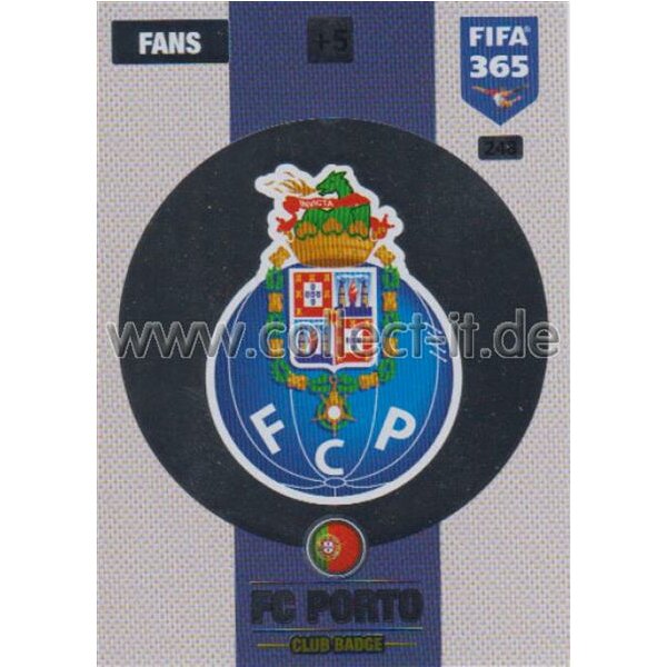 Fifa 365 Cards 2017 - 248 - Club Badge - Club Badges - FC Porto