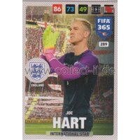 Fifa 365 Cards 2017 - 289 - Joe Hart - International...