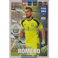 Fifa 365 Cards 2017 - 316 - Sergio Romero - International...
