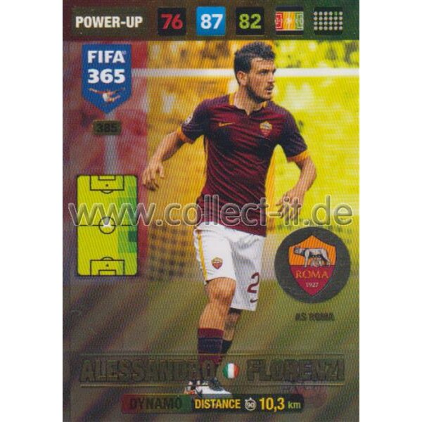 Fifa 365 Cards 2017 - 385 - Alessandro Florenzi - Dynamos - AS Roma