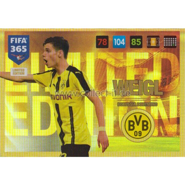 Fifa 365 Cards 2017 - LE15 - Julian Weigl - Limited Edition